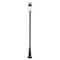 Z-Lite Luca Outdoor Post Mounted Fixture, 1-Light, 10 In.W x 115.75 In.H, Black/Etched 517PHM-519P-BK-LED - alternate 8